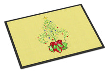 Load image into Gallery viewer, Christmas Tree Fleur de lis Doormat - 24x36 Decorative Floor Mat – Indoor/Outdoor Rug