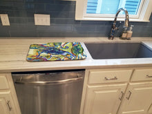 Load image into Gallery viewer, Crab All Over Dish Drying Mat – Absorbent, Artistic Kitchen Essentials 8512DDM