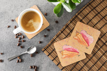 Load image into Gallery viewer, Shells Coasters - Set of 4 Lightweight Foam, Absorbent Drink Coasters