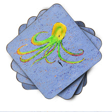 Load image into Gallery viewer, Octopus Coasters - Set of 4 Lightweight Foam, Absorbent Drink Coasters