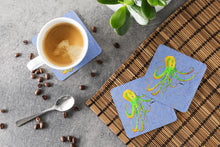 Load image into Gallery viewer, Octopus Coasters - Set of 4 Lightweight Foam, Absorbent Drink Coasters