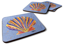 Load image into Gallery viewer, Shells Coasters - Set of 4 Lightweight Foam, Absorbent Drink Coasters