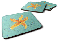 Load image into Gallery viewer, Starfish Coasters - Set of 4 Lightweight Foam, Absorbent Drink Coasters
