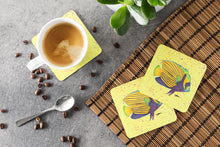 Load image into Gallery viewer, Tropical Fish Coasters - Set of 4 Lightweight Foam, Absorbent Drink Coasters