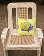 Load image into Gallery viewer, Yellow Fish on Yellow Throw Pillow - 14x14 Decorative Pillow – Art for Your Home &amp; Patio 8528PW1414