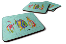 Load image into Gallery viewer, Tropical Fish Coasters - Set of 4 Lightweight Foam, Absorbent Drink Coasters