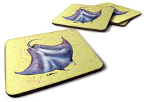 Load image into Gallery viewer, Stingray Coasters - Set of 4 Lightweight Foam, Absorbent Drink Coasters