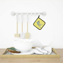 Load image into Gallery viewer, Blue Marlin on Yellow Pot Holders - Set of 2 Decorative Kitchen Helpers | Made in the USA 8533PTHD