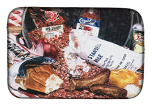 Load image into Gallery viewer, Red Beans and Rice Dish Drying Mat – Absorbent, Artistic Kitchen Essentials 8536DDM