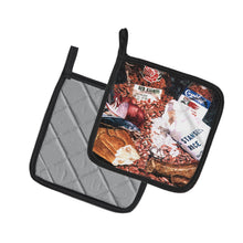 Load image into Gallery viewer, Red Beans and Rice Pot Holders - Set of 2 Decorative Kitchen Helpers | Made in the USA 8536PTHD
