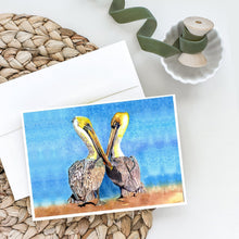 Load image into Gallery viewer, Pelican Greeting Cards -  Blank Note Cards – 8-Pack of Artist-Designed Cards with Envelopes