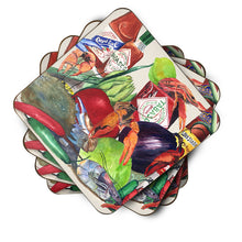 Load image into Gallery viewer, Louisiana Spices Coasters - Set of 4 Lightweight Foam, Absorbent Drink Coasters