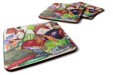 Load image into Gallery viewer, Louisiana Spices Coasters - Set of 4 Lightweight Foam, Absorbent Drink Coasters