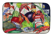 Load image into Gallery viewer, Louisana Spices Dish Drying Mat – Absorbent, Artistic Kitchen Essentials 8540DDM