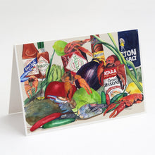 Load image into Gallery viewer, Louisana Spices Greeting Cards -  Blank Note Cards – 8-Pack of Artist-Designed Cards with Envelopes