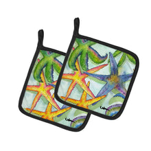 Load image into Gallery viewer, Starfish Pot Holders - Set of 2 Decorative Kitchen Helpers | Made in the USA 8542PTHD