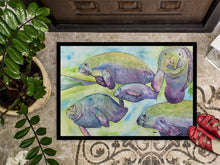 Load image into Gallery viewer, Manatee  Doormat - 24x36 Decorative Floor Mat – Indoor/Outdoor Rug