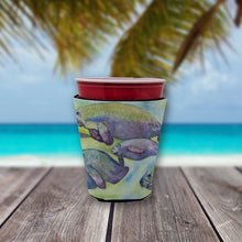 Load image into Gallery viewer, Manatee  Cup Hugger - Reusable Party Cup Sleeve with Personality