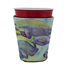 Load image into Gallery viewer, Manatee  Cup Hugger - Reusable Party Cup Sleeve with Personality