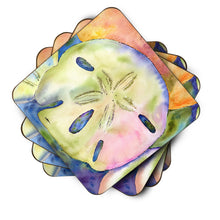 Load image into Gallery viewer, Sand Dollar Coasters - Set of 4 Lightweight Foam, Absorbent Drink Coasters