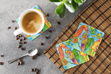 Load image into Gallery viewer, Seahorse Coasters - Set of 4 Lightweight Foam, Absorbent Drink Coasters