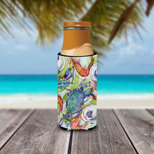 Load image into Gallery viewer, Fish Dolphin Mahi Mahi Slim Can Hugger – Fun &amp; Functional Drink Coolers 8547MUK