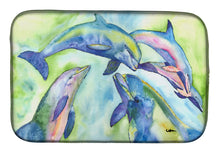 Load image into Gallery viewer, Dolphin Dish Drying Mat – Absorbent, Artistic Kitchen Essentials 8548DDM