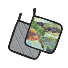 Load image into Gallery viewer, Turtle Pot Holders - Set of 2 Decorative Kitchen Helpers | Made in the USA 8549PTHD