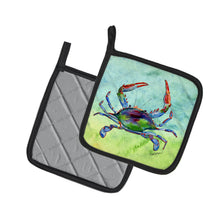 Load image into Gallery viewer, Crab Pot Holders - Set of 2 Decorative Kitchen Helpers | Made in the USA 8550PTHD