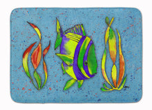 Load image into Gallery viewer, Tropical Fish on Blue Machine Washable Memory Foam Mat 8570RUG