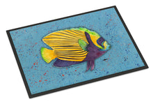 Load image into Gallery viewer, Tropical Fish on Blue Doormat - 24x36 Decorative Floor Mat – Indoor/Outdoor Rug