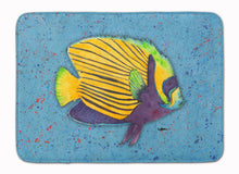 Load image into Gallery viewer, Tropical Fish on Blue Machine Washable Memory Foam Mat 8579RUG