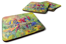 Load image into Gallery viewer, Bird - Parrot Coasters - Set of 4 Lightweight Foam, Absorbent Drink Coasters