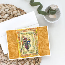 Load image into Gallery viewer, Palm Tree Greeting Cards -  Blank Note Cards – 8-Pack of Artist-Designed Cards with Envelopes
