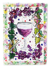 Load image into Gallery viewer, Wine  Garden Flag – Decorative Outdoor Yard Flag