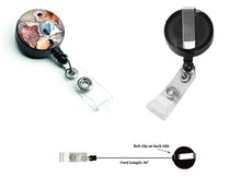 Load image into Gallery viewer, Sea Shells Retractable Badge Reel 8619BR
