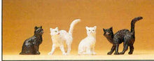 Load image into Gallery viewer, Preiser 47063 1/25 Scale Domestic Animal Figures- Assorted Cats