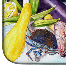 Load image into Gallery viewer, Crystal Hot Sauce with Seafood Dish Drying Mat – Absorbent, Artistic Kitchen Essentials 8637DDM