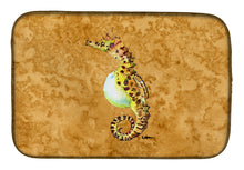Load image into Gallery viewer, Seahorse Dish Drying Mat – Absorbent, Artistic Kitchen Essentials 8640DDM