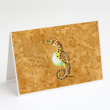 Load image into Gallery viewer, Male Seahorse Greeting Cards -  Blank Note Cards – 8-Pack of Artist-Designed Cards with Envelopes