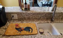 Load image into Gallery viewer, Rooster Dish Drying Mat – Absorbent, Artistic Kitchen Essentials 8651DDM