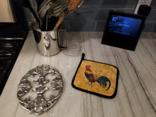 Load image into Gallery viewer, Rooster Pot Holders - Set of 2 Decorative Kitchen Helpers | Made in the USA 8651PTHD