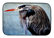 Load image into Gallery viewer, Blue Heron Dish Drying Mat – Absorbent, Artistic Kitchen Essentials 8652DDM