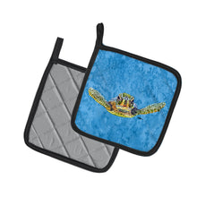 Load image into Gallery viewer, Turtle Pot Holders - Set of 2 Decorative Kitchen Helpers | Made in the USA 8653PTHD
