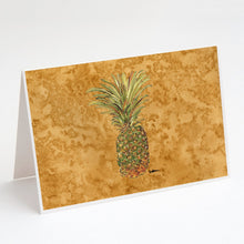 Load image into Gallery viewer, Pineapple Greeting Cards -  Blank Note Cards – 8-Pack of Artist-Designed Cards with Envelopes