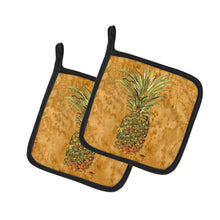 Load image into Gallery viewer, Pineapple Pot Holders - Set of 2 Decorative Kitchen Helpers | Made in the USA 8654PTHD