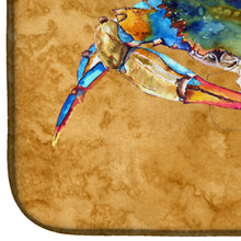 Load image into Gallery viewer, Crab Dish Drying Mat – Absorbent, Artistic Kitchen Essentials 8655DDM