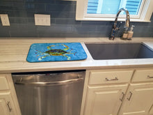 Load image into Gallery viewer, Crab Dish Drying Mat – Absorbent, Artistic Kitchen Essentials 8656DDM