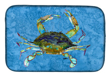 Load image into Gallery viewer, Crab Dish Drying Mat – Absorbent, Artistic Kitchen Essentials 8656DDM