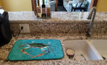 Load image into Gallery viewer, Crab Dish Drying Mat – Absorbent, Artistic Kitchen Essentials 8657DDM